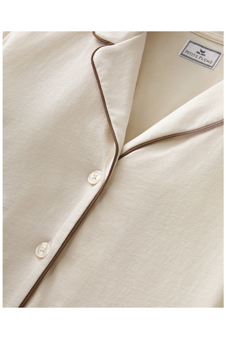 Margaux Lightweight Pima Cotton Pajamas, Alternate, color, WHITE