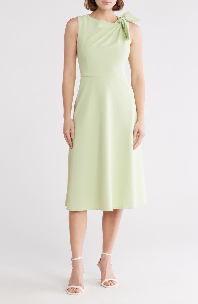 Eliza J Bow Detail Midi Dress, Main, color,