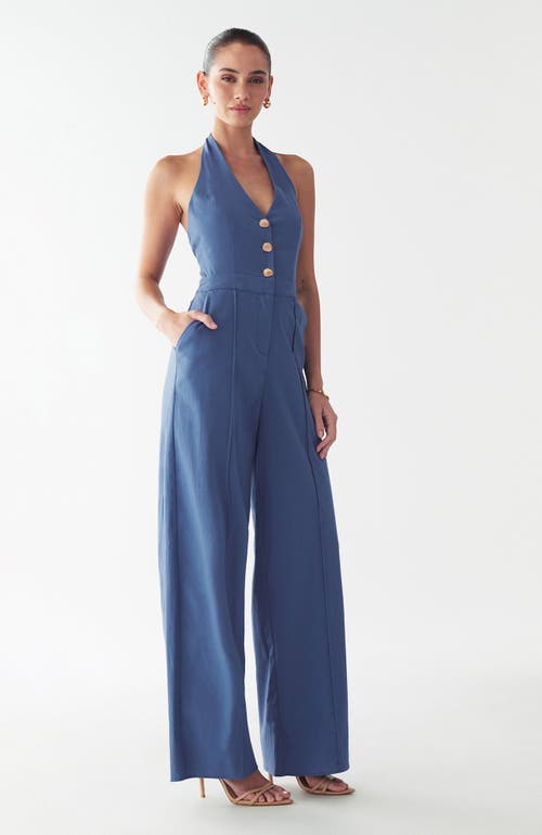 Bwldr Amie Jumpsuit In Blue