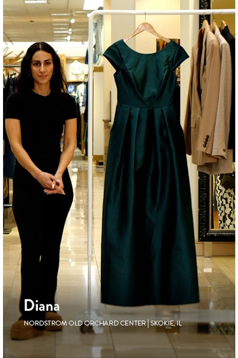 Cap Sleeve A-Line Gown video