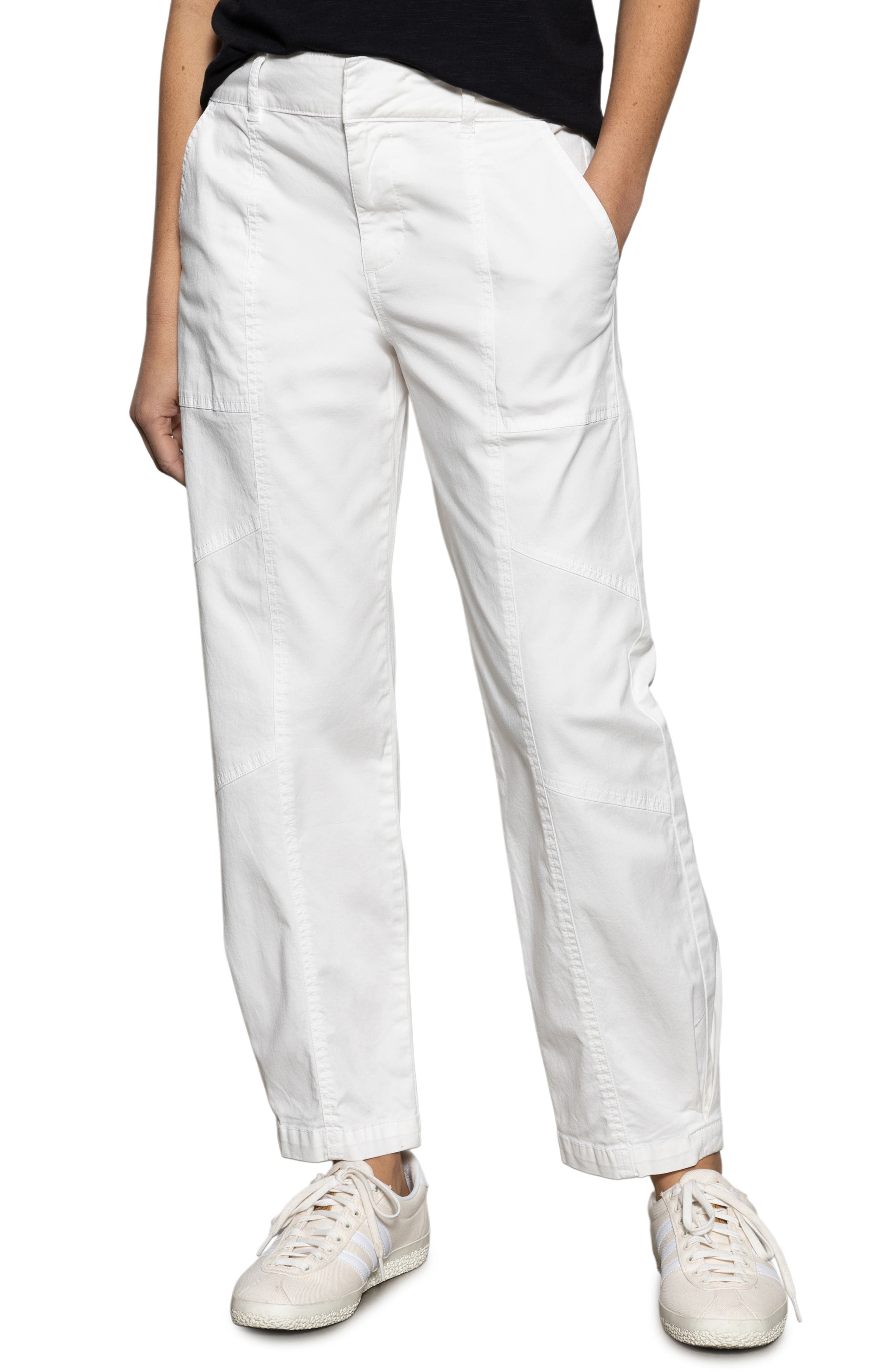Sanctuary Sahara Tapered Stretch Cotton Utility Pants