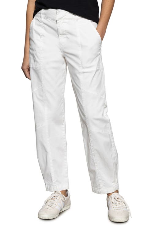 Sahara Tapered Stretch Cotton Utility Pants