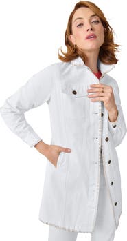 Jessica London Long Denim Jacket