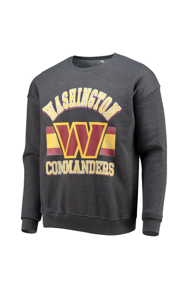 NFL X DARIUS RUCKER Men's NFL x Darius Rucker Collection by Fanatics Charcoal Washington Commanders Sponge Fleece Pullover Sweatshirt, Alternate, color, Charcoal