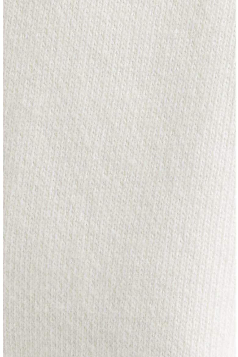 Crop Cotton Hoodie, Alternate, color, IVORY