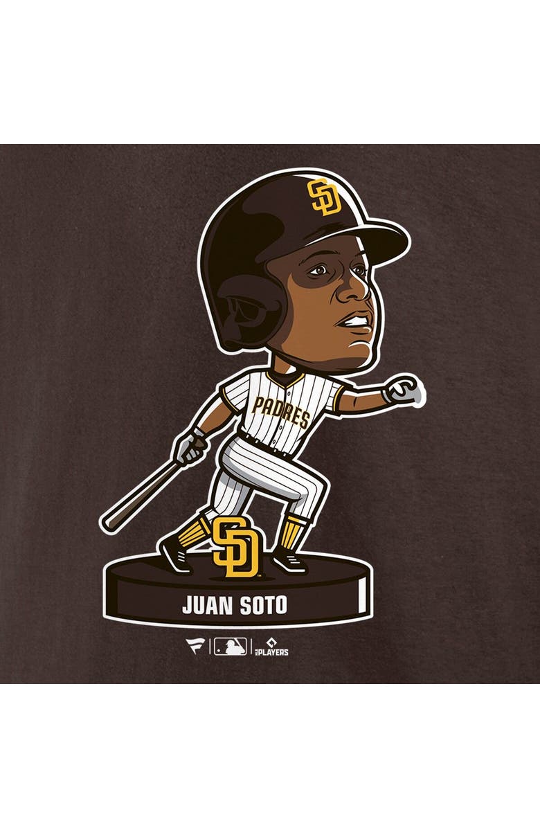 FANATICS Men's Fanatics Branded Juan Soto Brown San Diego Padres Bobble Head T-Shirt, Alternate, color, 