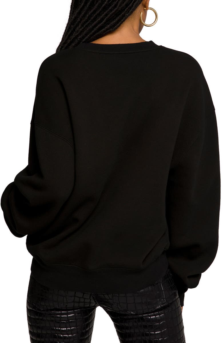 Good American Boyfriend Sweatshirt, Alternate, color, 