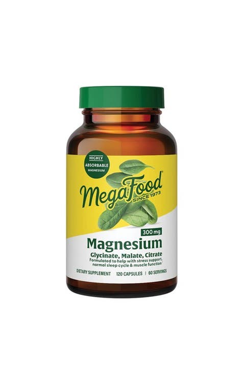 Magnesium 300mg with Magnesium Glycinate, Citrate & Malate, Vegetarian, 120 Capsules