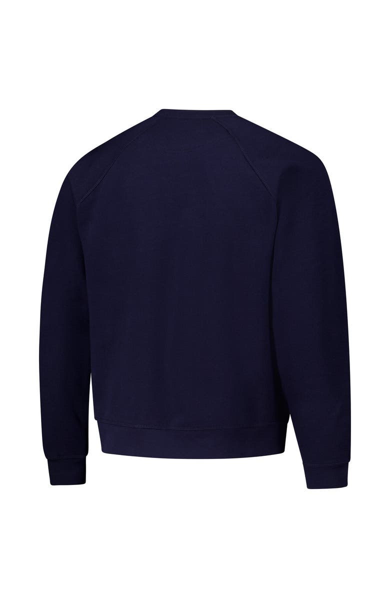 LEAGUE COLLEGIATE WEAR Men's League Collegiate Wear Navy Michigan Wolverines Bendy Arch Essential 2.0 Pullover Sweatshirt, Alternate, color, Navy