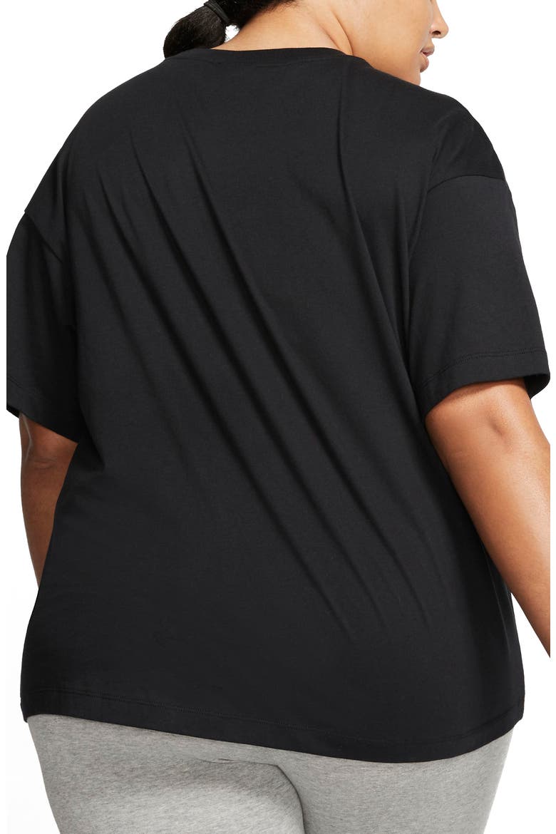 Sportswear Essential Crewneck T-Shirt, Alternate, color, BLACK/ WHITE