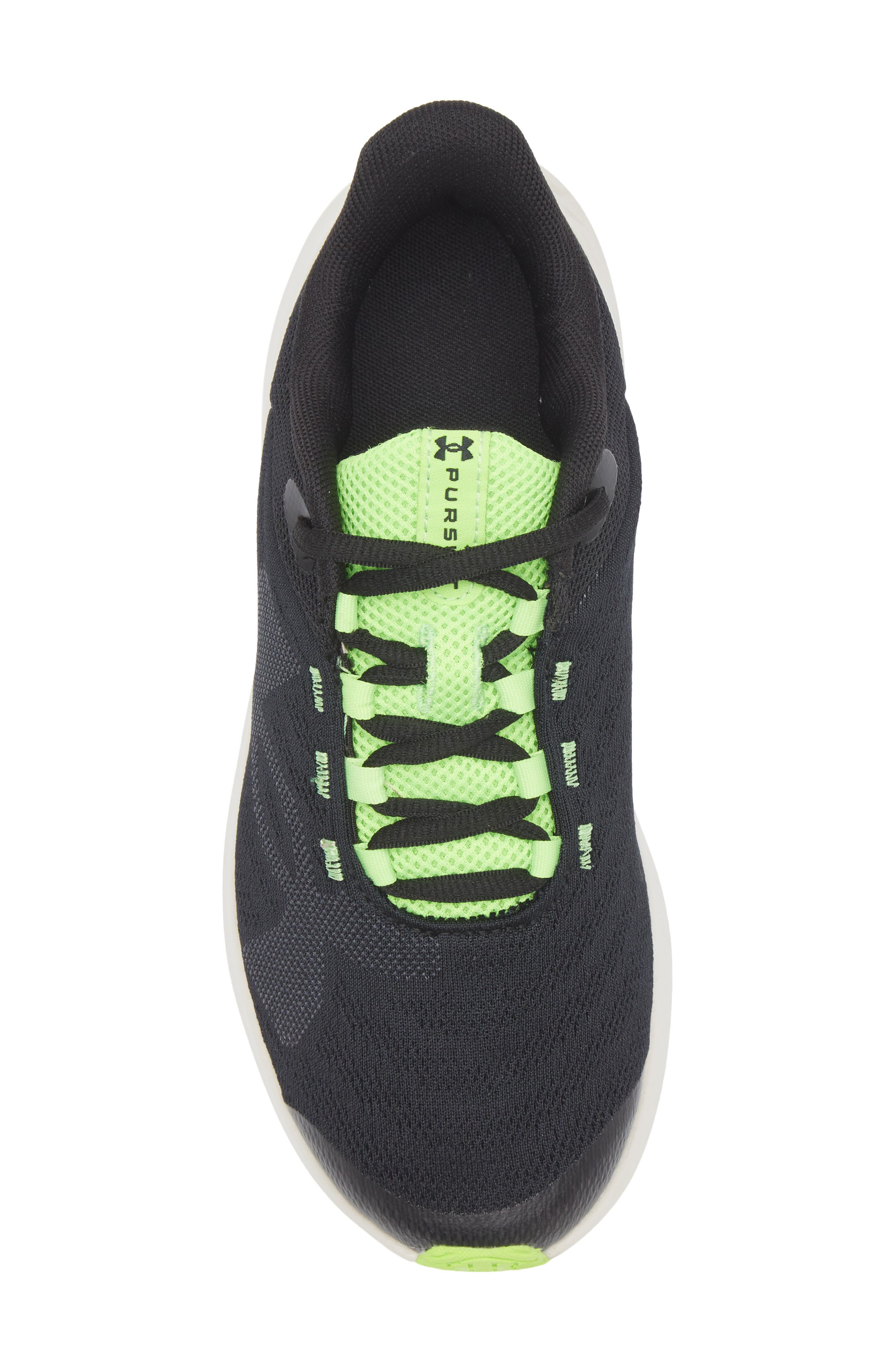 Under Armour Kids' Pursuit 4 Running Sneaker, Alternate, color, Black