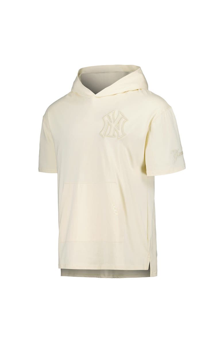 PRO STANDARD Men's Pro Standard Cream New York Yankees Neutral Hoodie T-Shirt, Alternate, color, Cream