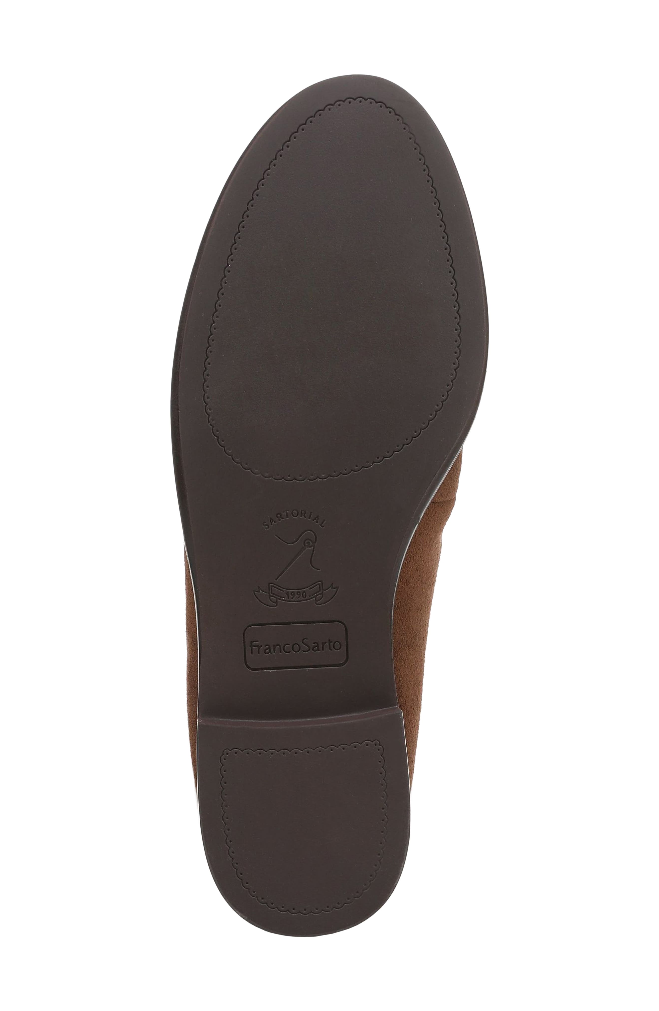 Callen Tassel Loafer Mule, Alternate, color, BROWN LEATHER