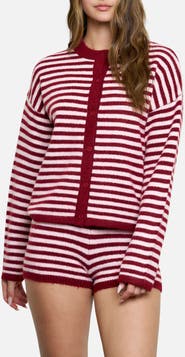 Blu Pepper Stripe Cardigan
