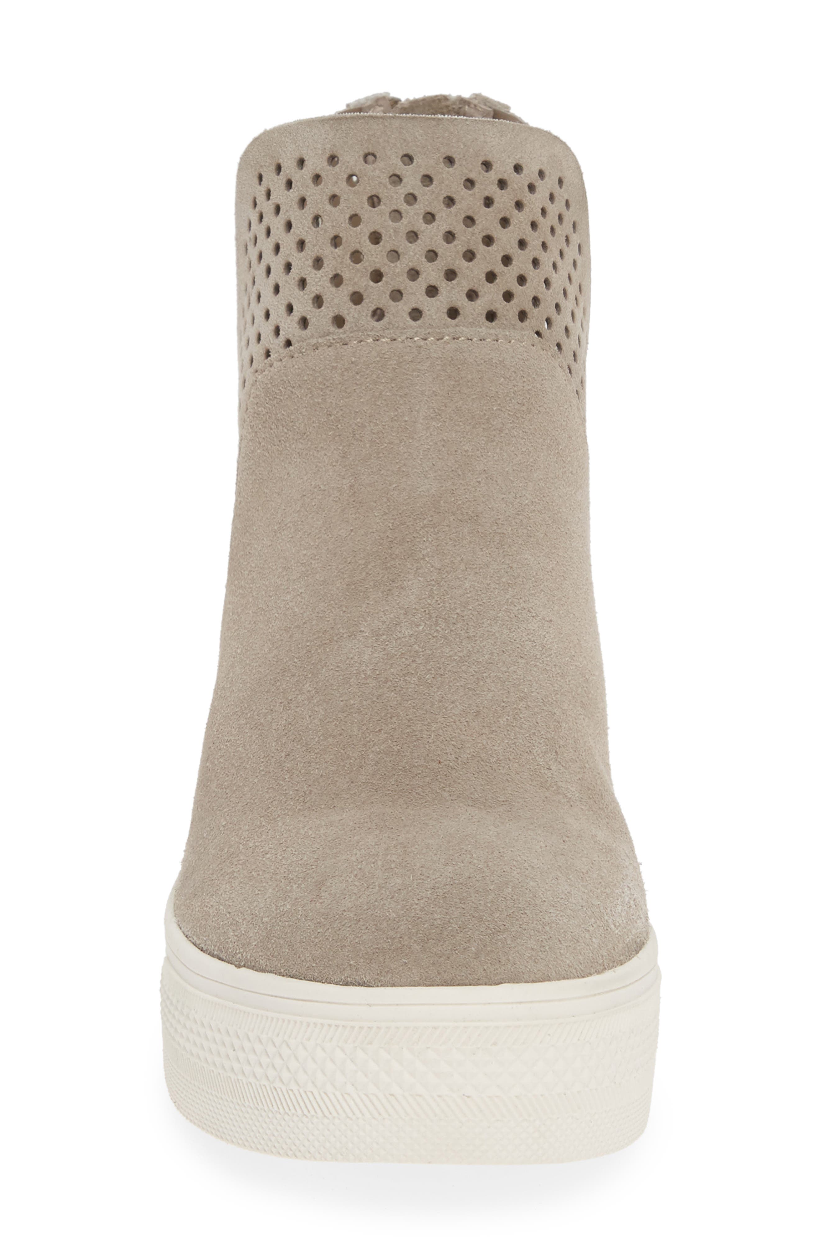 Winnie Sneaker Bootie, Alternate, color, LIGHT GREY SUEDE