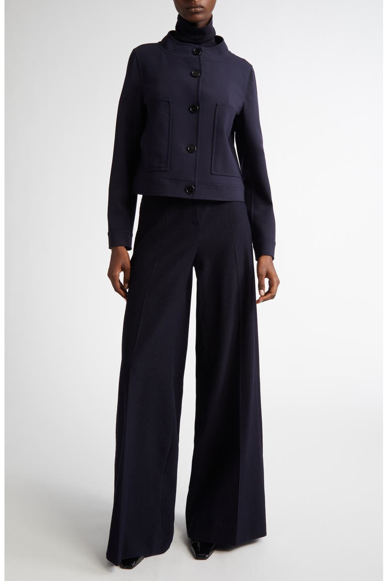 Lamine Stretch Virgin Wool Jacket, Alternate, color, ULTRAMARINE