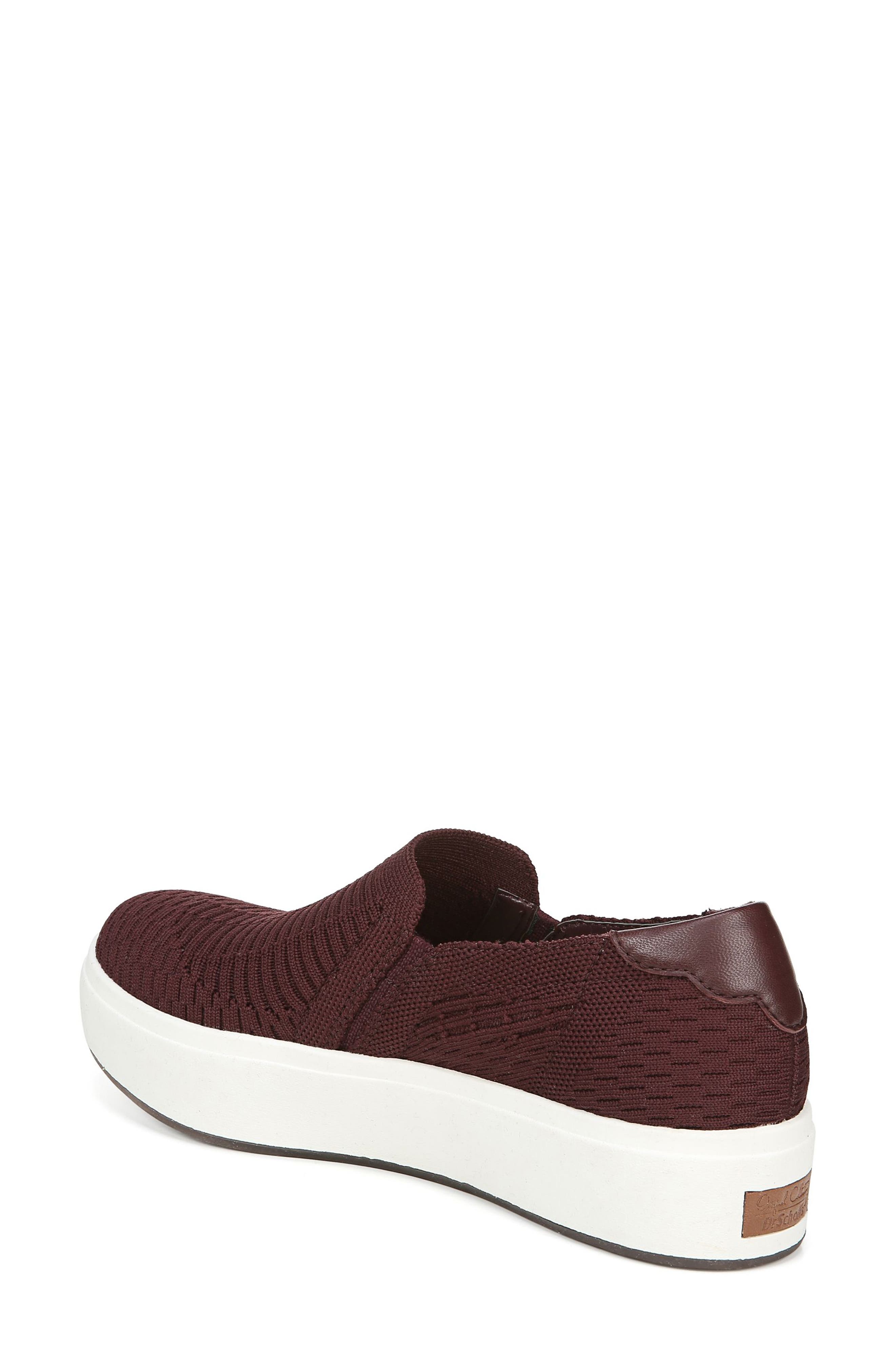 Abbot Slip-On Sneaker, Alternate, color, BORDEAUX RED KIT FABRIC