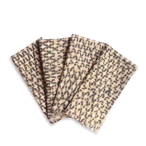 Boho Block Print Napkins (Set of 4)