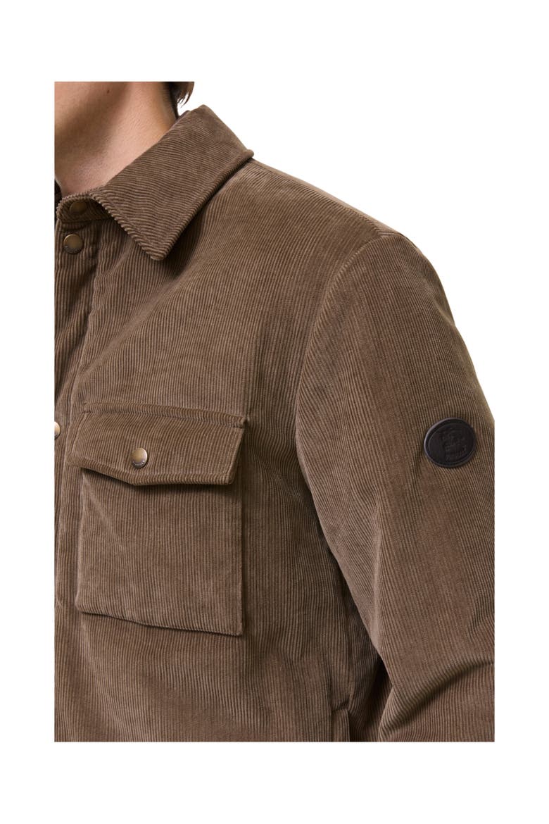 Corduroy Dalewood Overshirt, Alternate, color, Sepia brown
