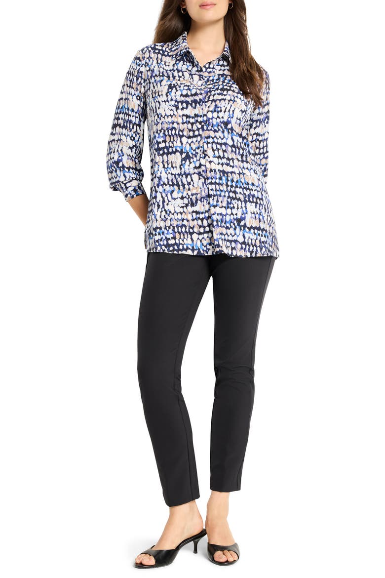 Harvest Dot Button-Up Shirt, Alternate, color, BLUE MULTI