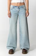 PacSun Kaia Low Rise Baggy Wide Leg Jeans