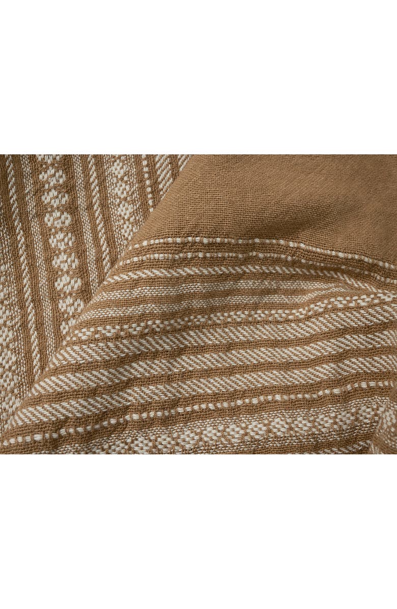 Coyuchi Oak Set of 2 Organic Cotton Hand Towels, Alternate, color, Chestnut W/ Undyed