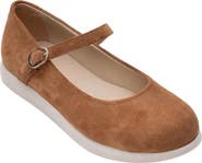 Forever & Always Shoes ANISA Leather Strap Flat