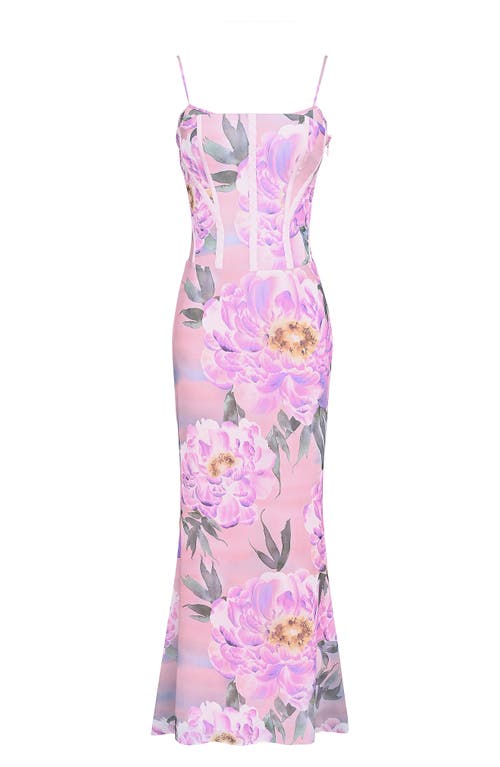 House Of Cb Antonina Mermaid Gown In Formal Lilac