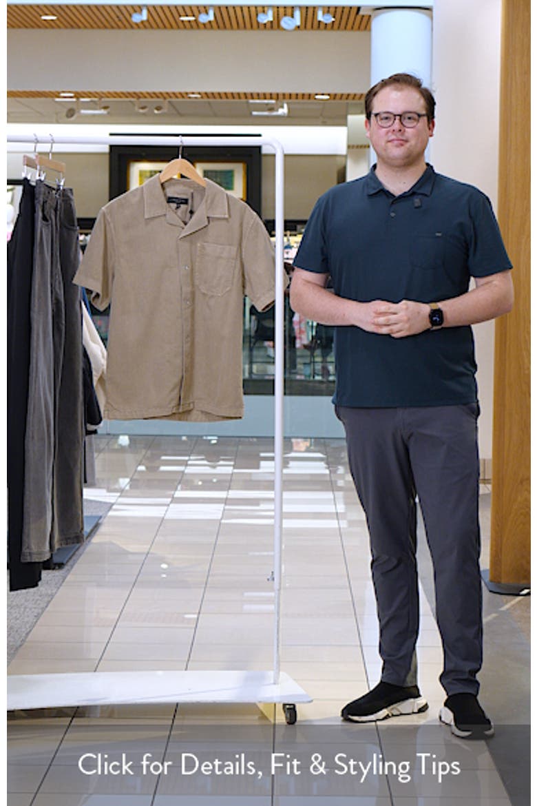 Resort Short Sleeve Denim Button-Up Shirt video
