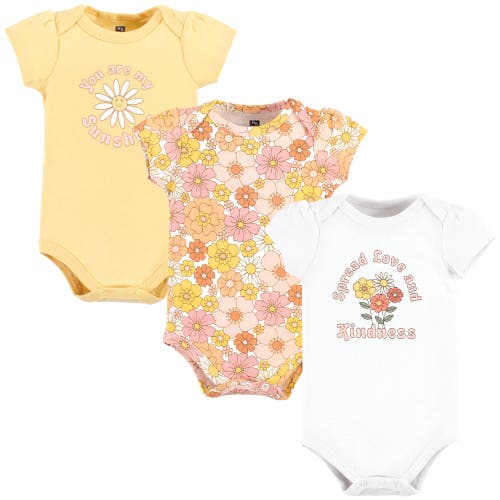 Hudson Baby Cotton Bodysuits 3-pack