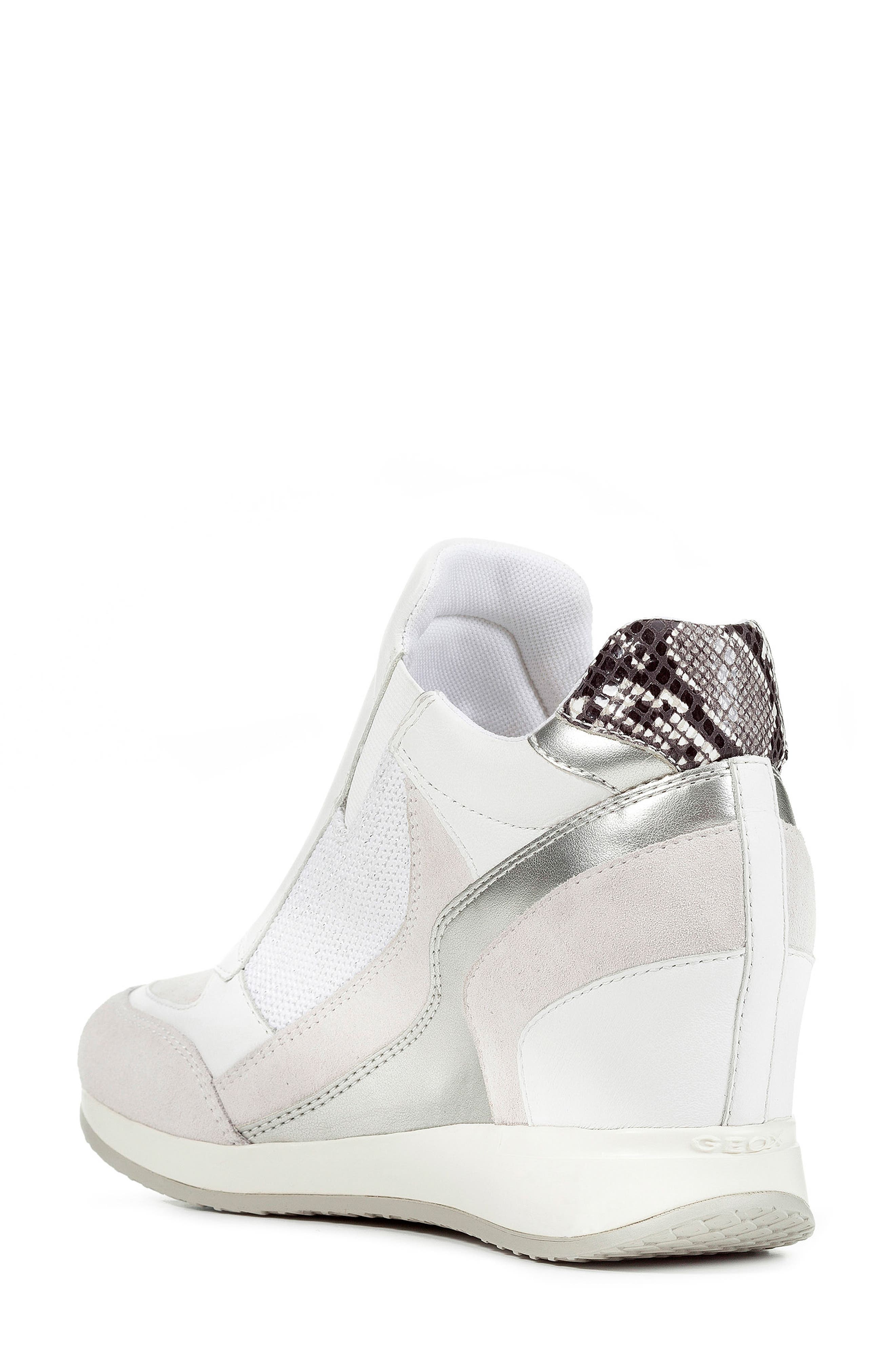 Geox Nydame Wedge Sneaker, Alternate, color, 
