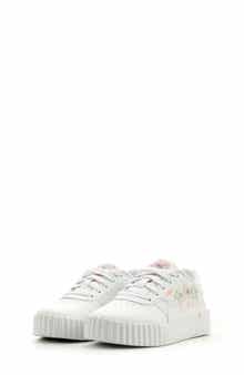 PUMA Kids' Carina 3.0 Crafty Floral Low Top Sneaker