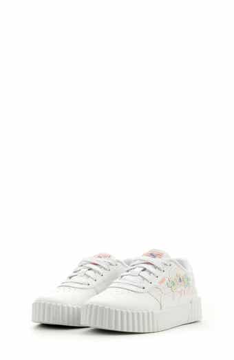PUMA Kids' Carina 3.0 Crafty Floral Low Top Sneaker