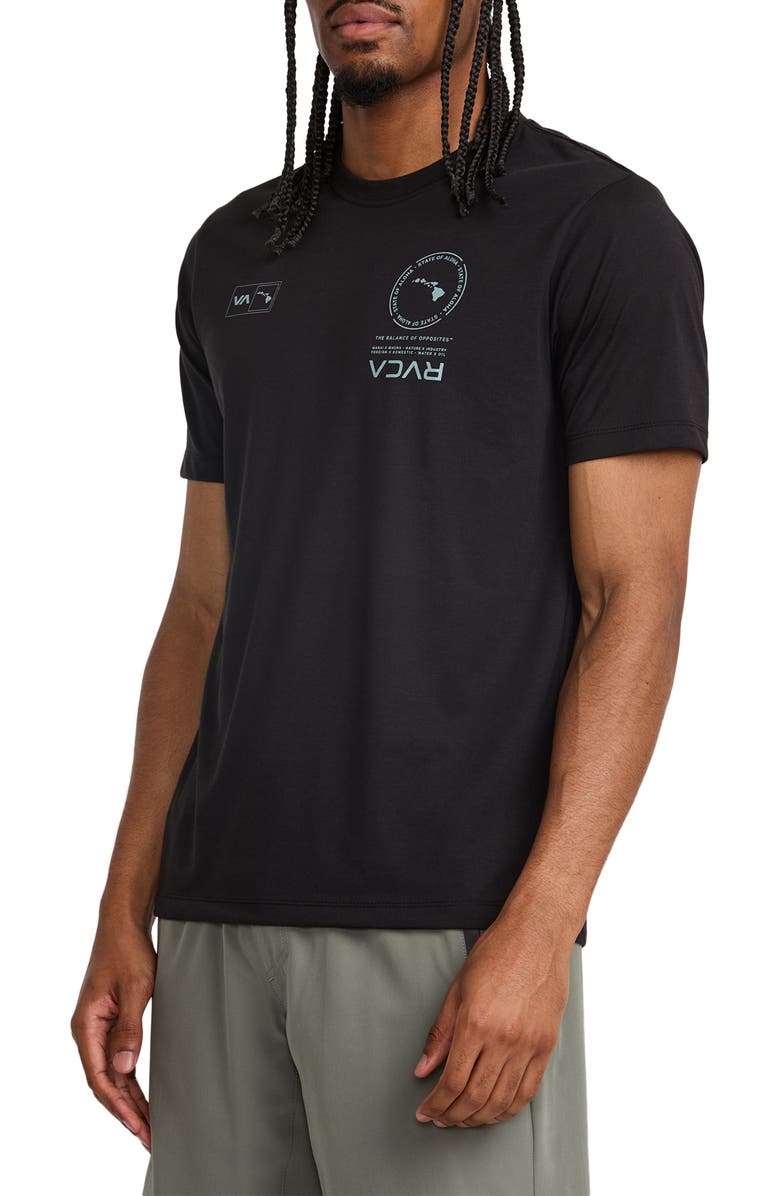 RVCA Hawaii Mark Performance T-Shirt, Alternate, color, 