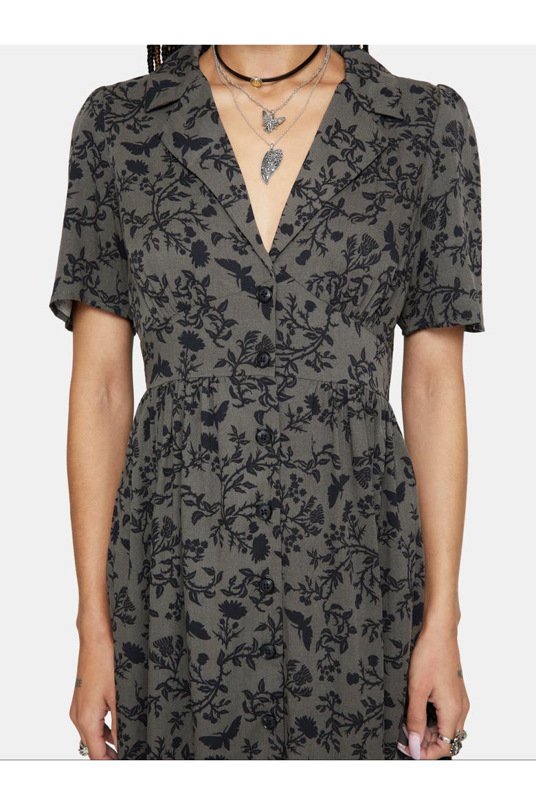 Morgana Midi Shirt Dress, Alternate, color, Green