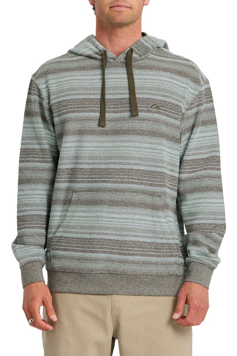 Great Otway Stripe Beach Hoodie, Main, color, GRAPE LEAF