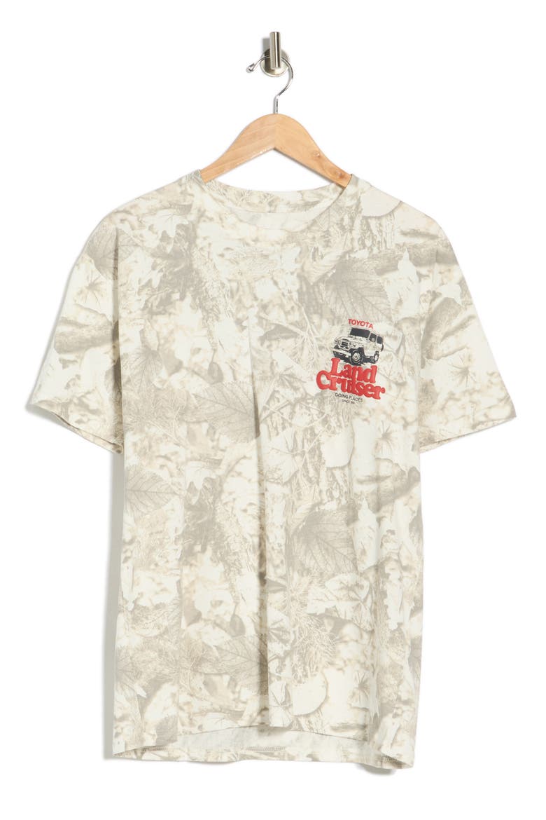 Toyota Land Cruiser Camo T-Shirt, Alternate, color, WHITE