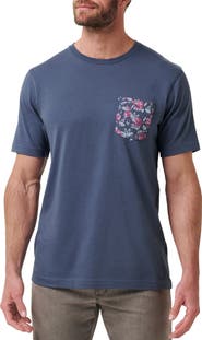 TravisMathew Flourish Floral Pocket T-Shirt