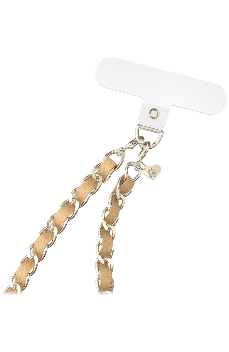 VELVET CAVIAR Phone Charm, Alternate, color, Beige