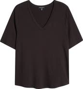 Universal Standard Lily Liquid Jersey V-Neck T-Shirt