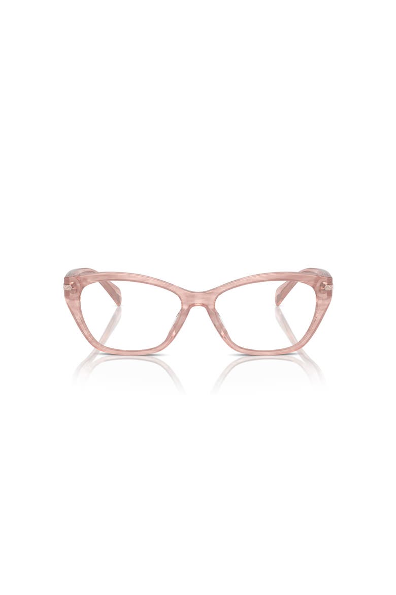 55mm Rectangle optical glasses, Alternate, color, Pink