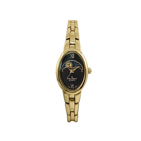Sun Moon Oval Link Bracelet Watch- 30x25MM
