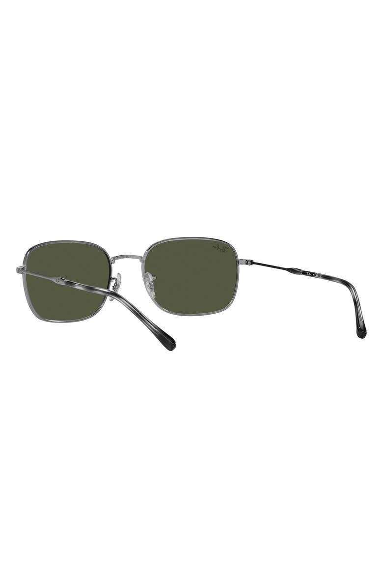 Ray-Ban 57mm Gradient Pillow Sunglasses, Alternate, color, Gunmetal