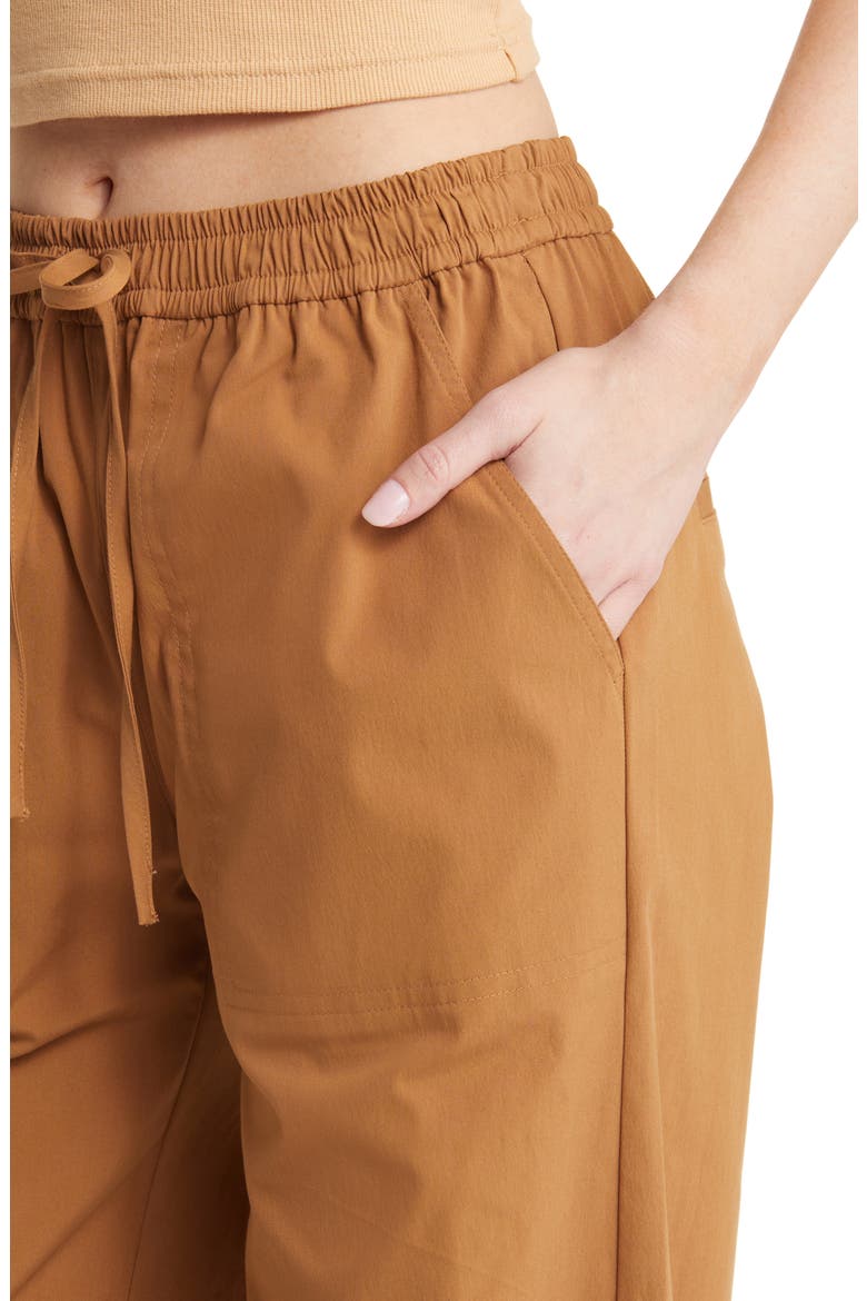 Tie Hem Joggers, Alternate, color, TAN DALE