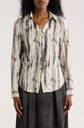 PATRIZIA LUCA Print Button-Up Shirt
