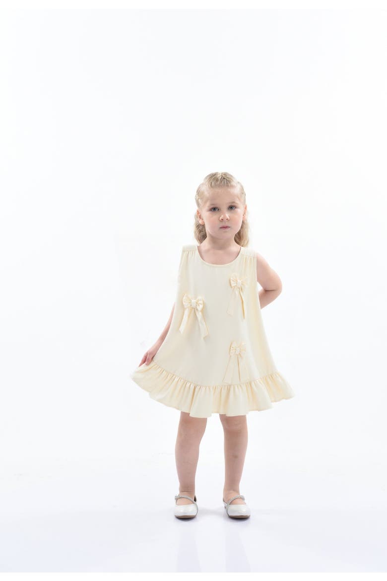 Sofia Bow Dress, Alternate, color, Ivory