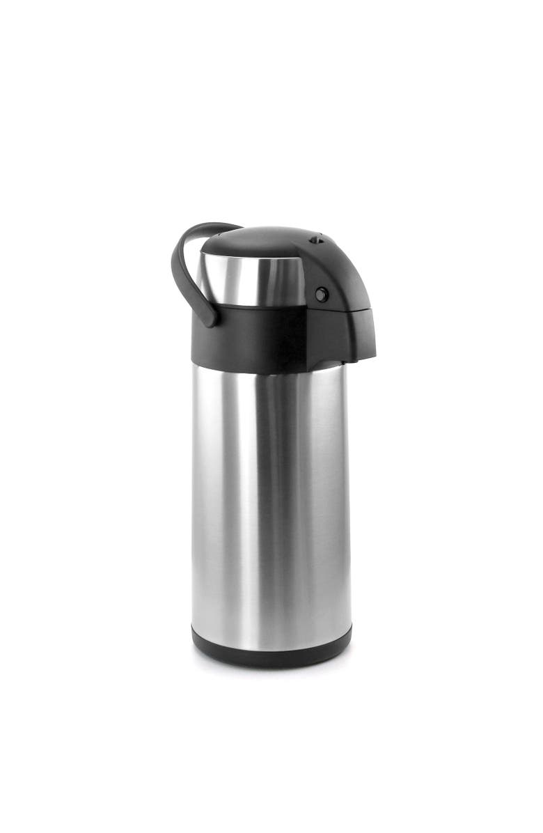 Megachef 5.3 Quart Stainless Steel Airpot Hot Water Dispenser for Coffee and Tea, Main, color, Silver