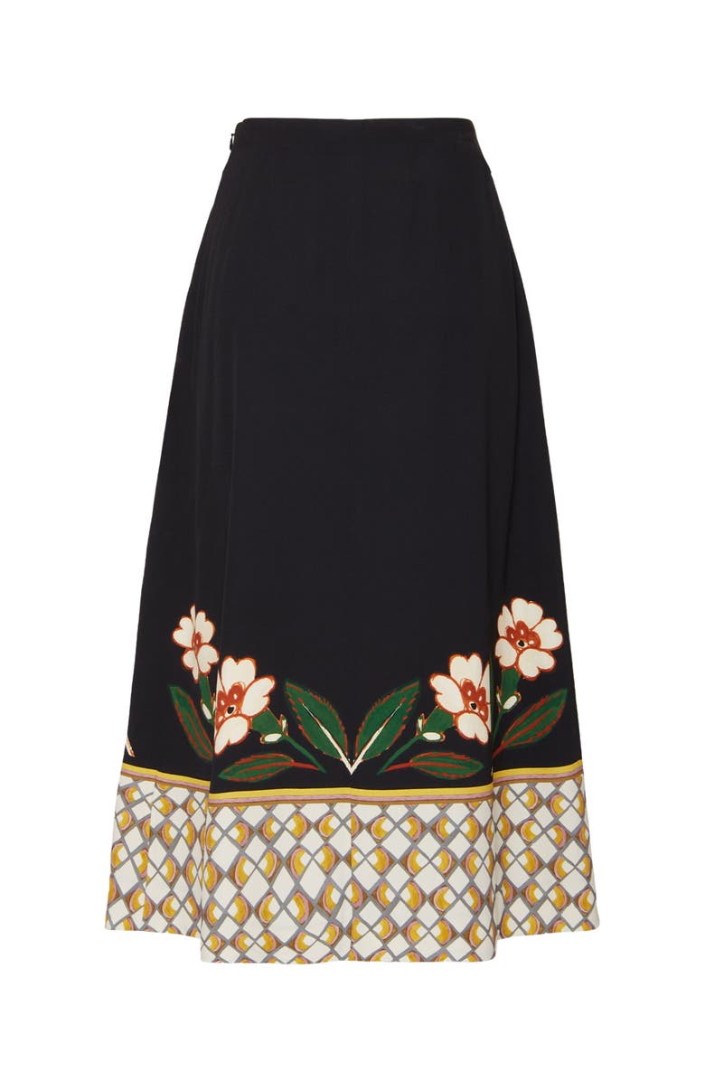 La DoubleJ Santa Monica Skirt  Dazed Placée Black, Alternate, color, Dazed Placée Black