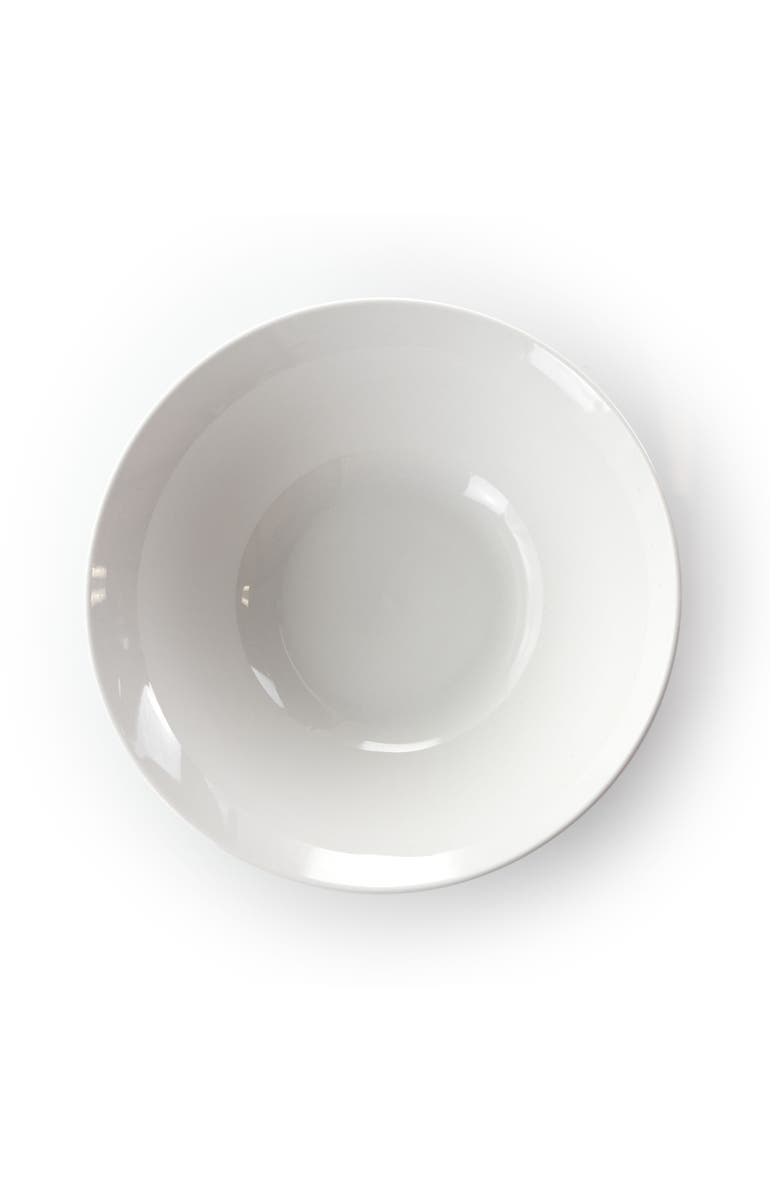 Elama Marshall 16 Piece Porcelain Dinnerware Set, Alternate, color, White