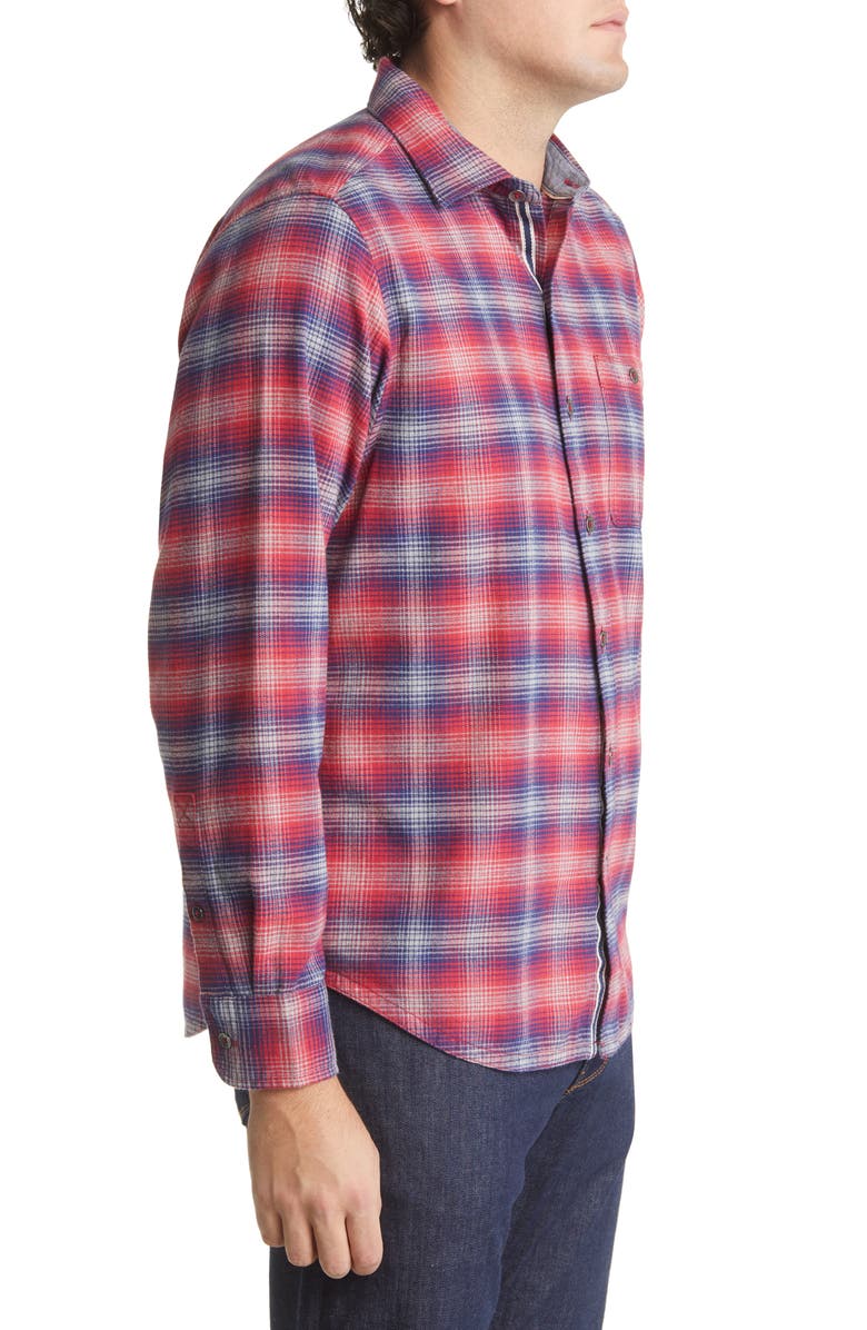 Tommy Bahama Canyon Beach Shadow Check Button-Up Shirt, Alternate, color, 
